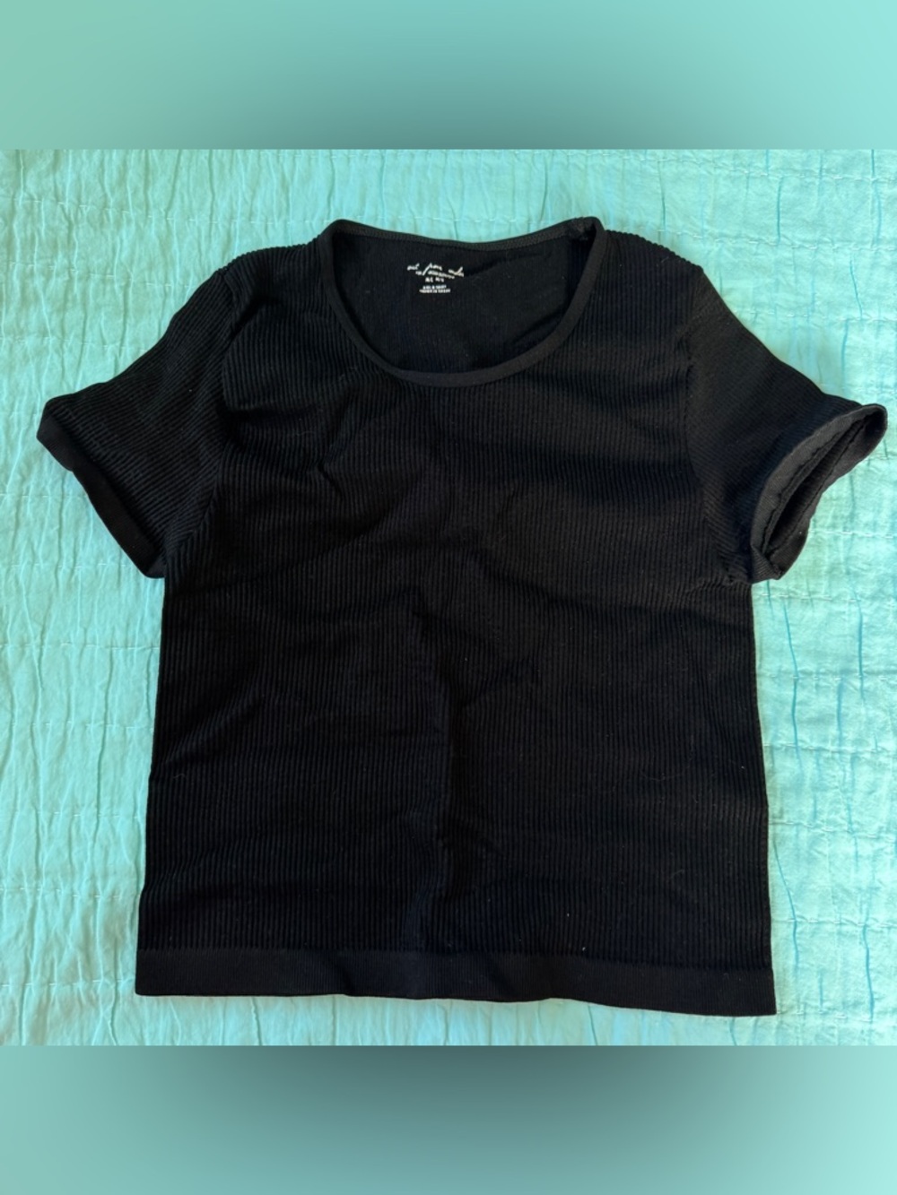 Urban Outfitters Out from Under Black Ribbed Top M/L